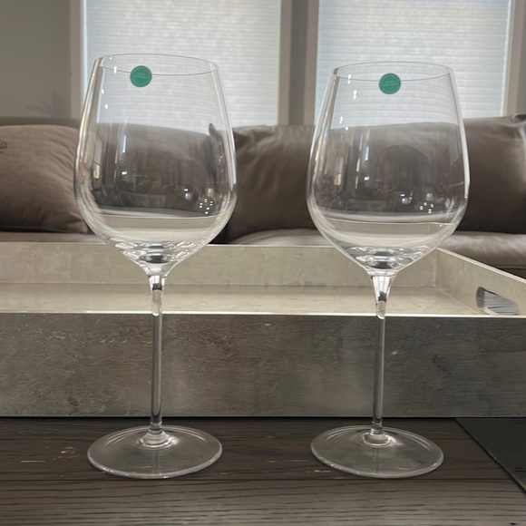 Tiffany & Co. Dining New Tiffany Crystal Wine Glasses Set Of 2